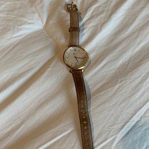 Fossil Women's Leather Strap Watch